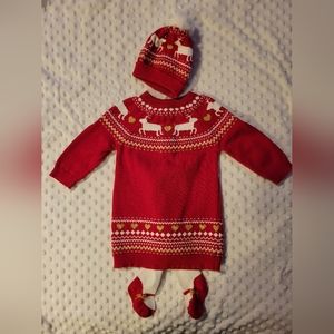 Baby Christmas Sweater Dress